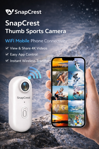 SnapCrest 4K Magnetic Body Cam - The Ultimate Sports & Action Camera