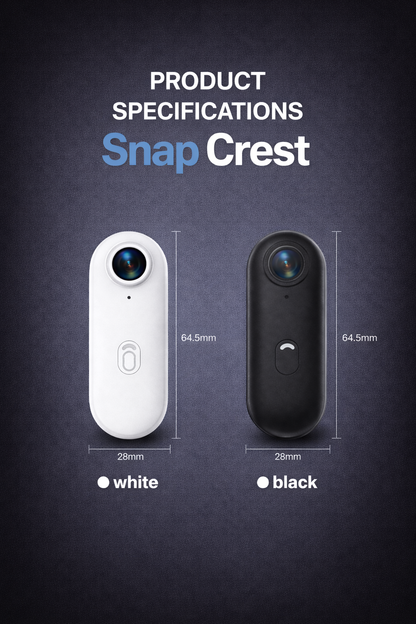 SnapCrest 4K Magnetic Body Cam - The Ultimate Sports & Action Camera